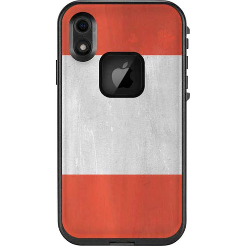 Distressed Austria Flag LifeProof Fre iPhone Skin